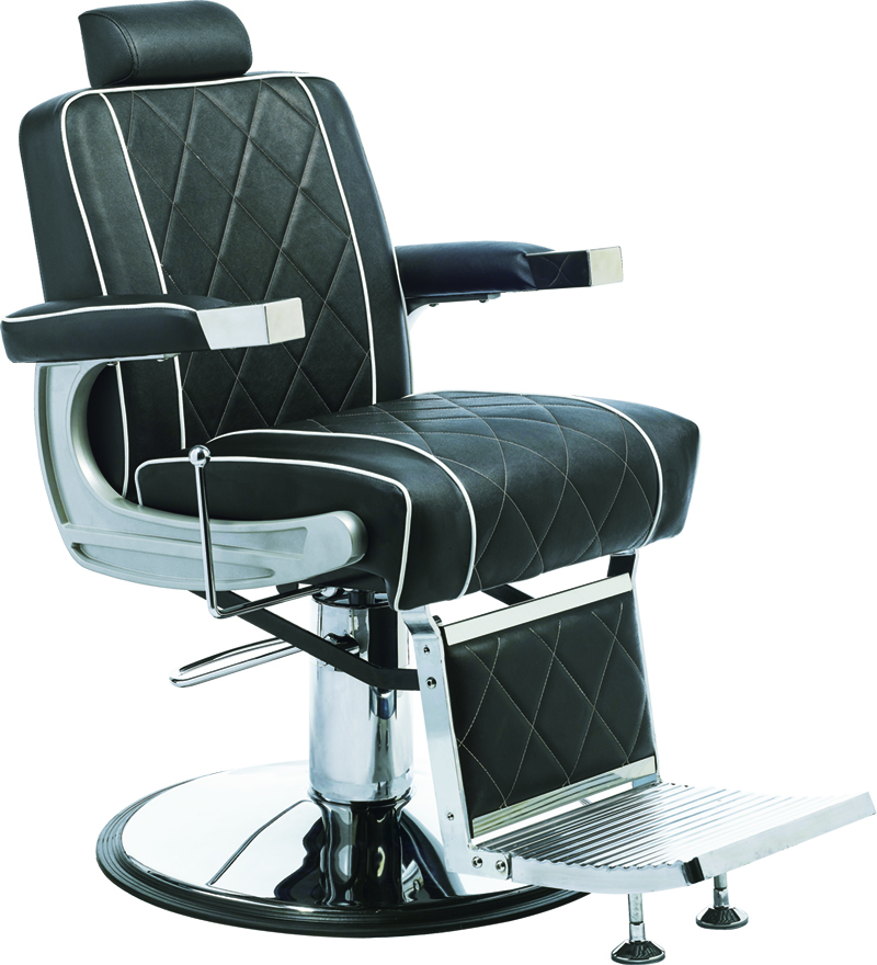 Premium Barber hidraulikus kiszolgáló szék MA5228A (Barna)