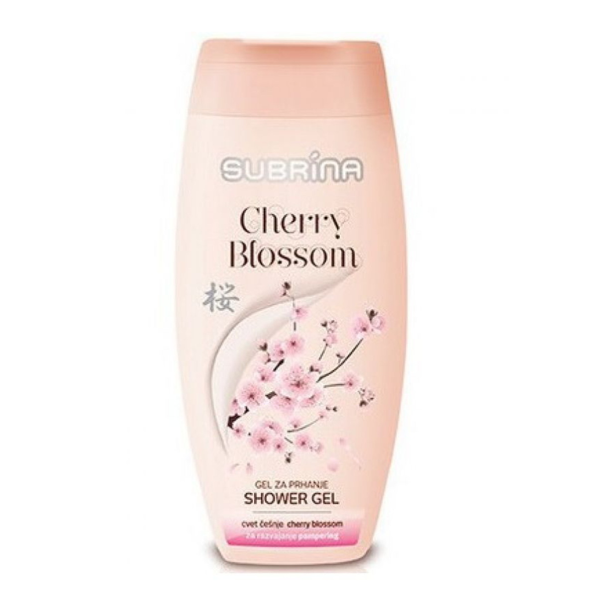SUBRINA Cherry Blossom tusfürdő cseresznyevirág illattal 250 ml 