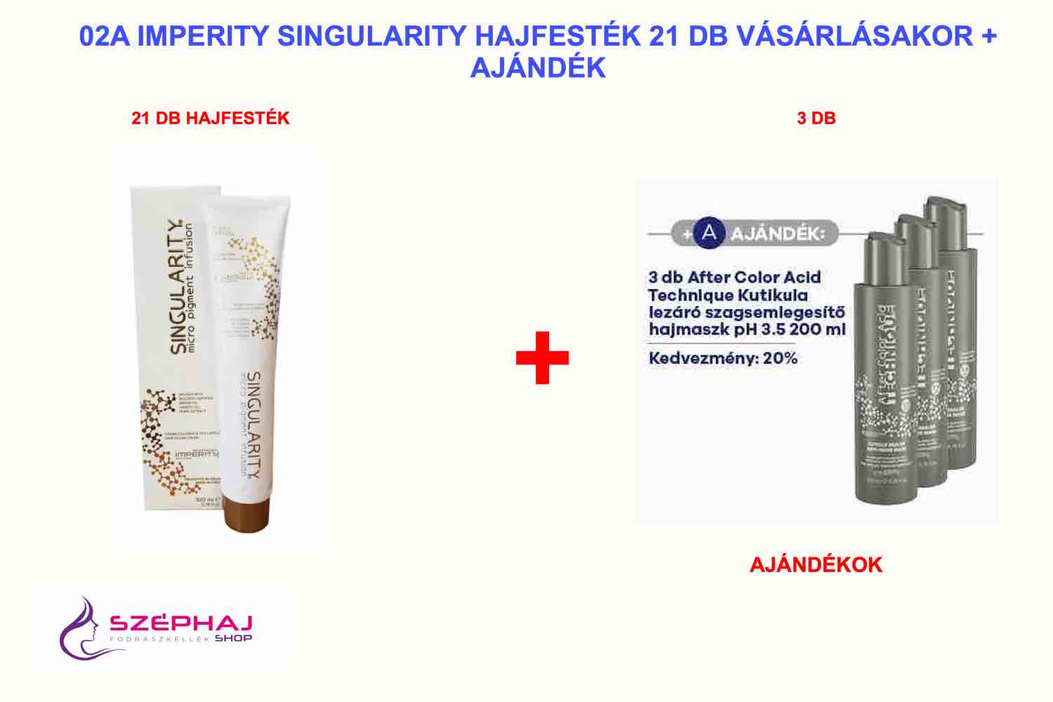 02A IMPERITY Singularity Hair Color Cream 100 ml 21+ AKCIÓ