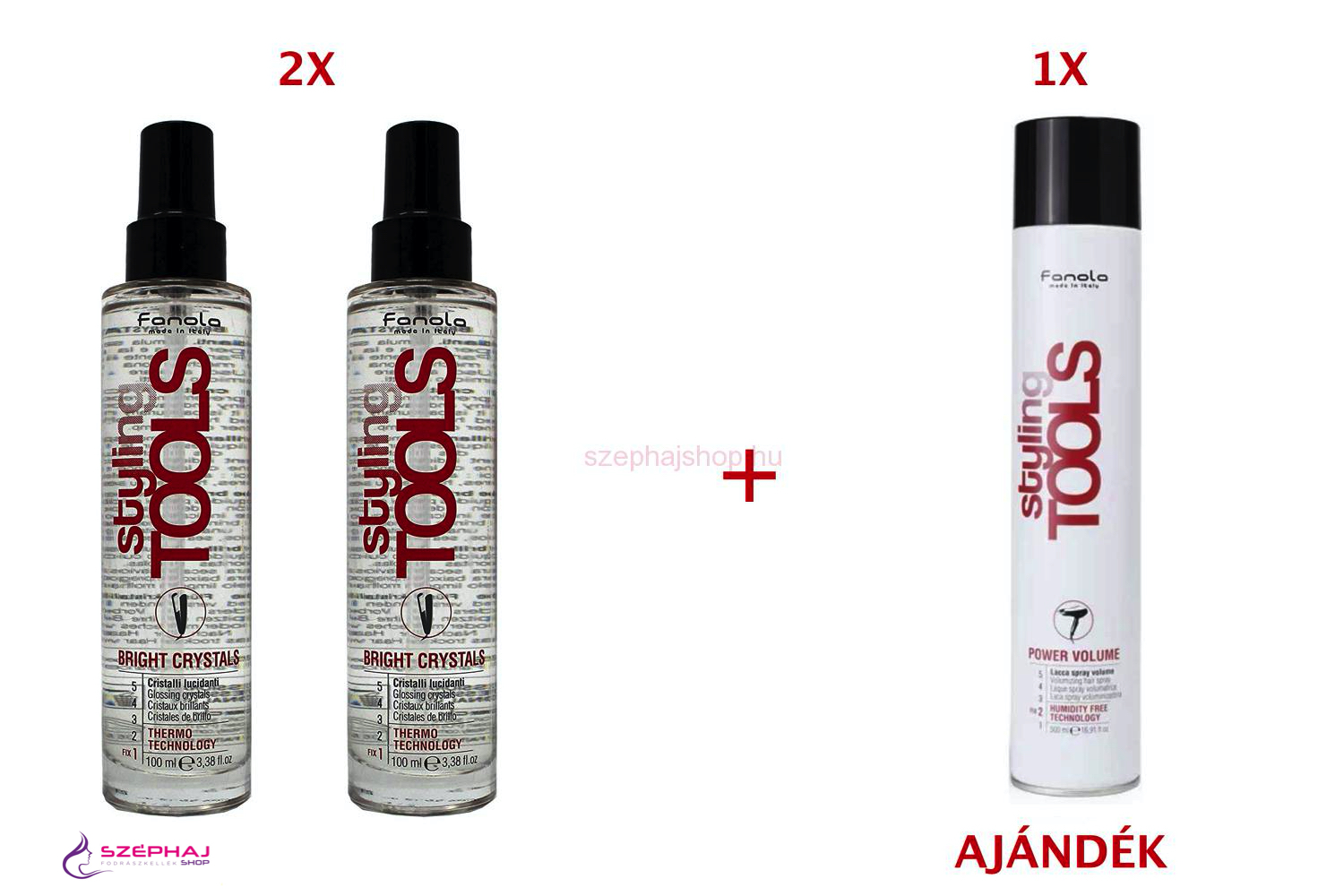 FANOLA Styling Tools Bright Crystals 100 ml 2+1 AKCIÓ