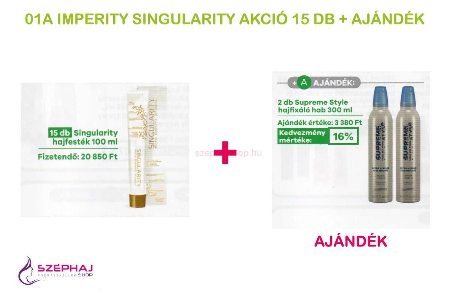 01A IMPERITY Singularity Hair Color Cream 100 ml 15+ AKCIÓ