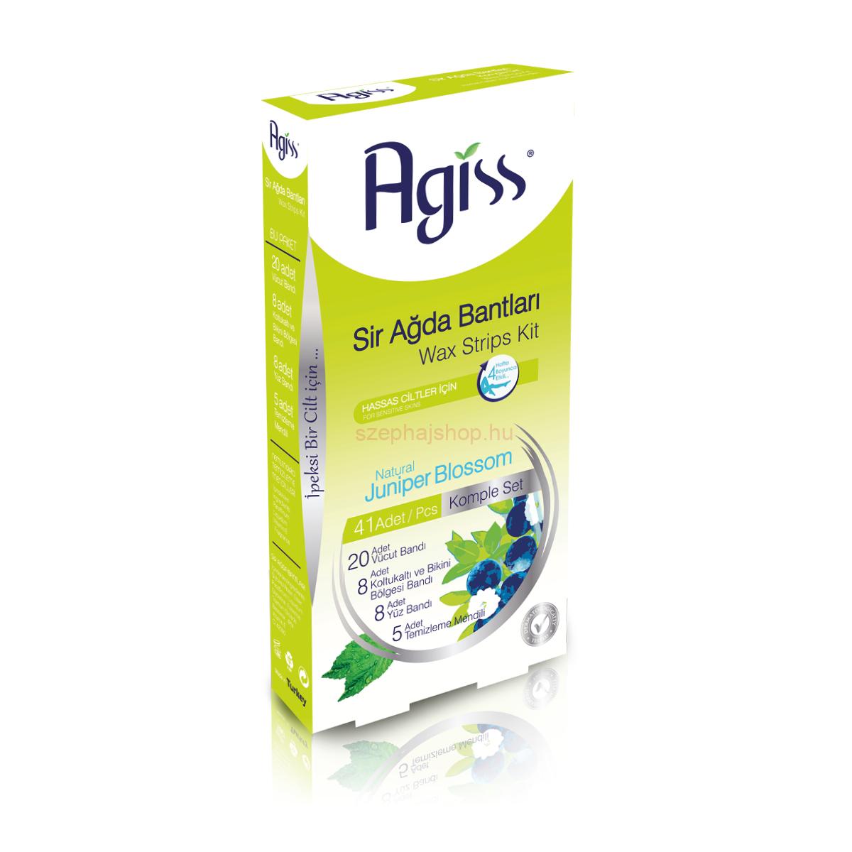 Agiss Gyantacsík Vegyes Csomag Természetes Borókavirág kivonattal (zöld)