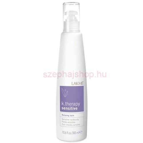 Lakmé k.therapy sensitive nyugtató balzsam érzékeny, irritált fejbőrre 300 ml