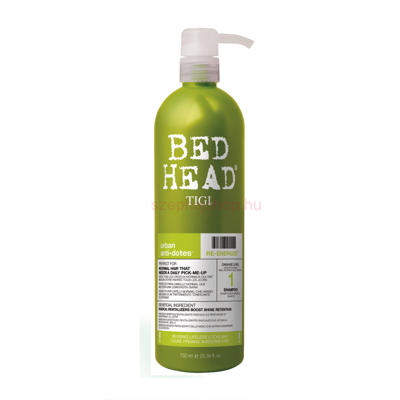 Tigi Bed Head Urban Antidotes Re-Energizer Shampoo 750 ml