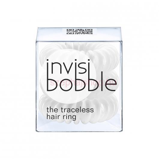 InvisiBobble spirál hajgumi 3 db (Innocent White - fehér)