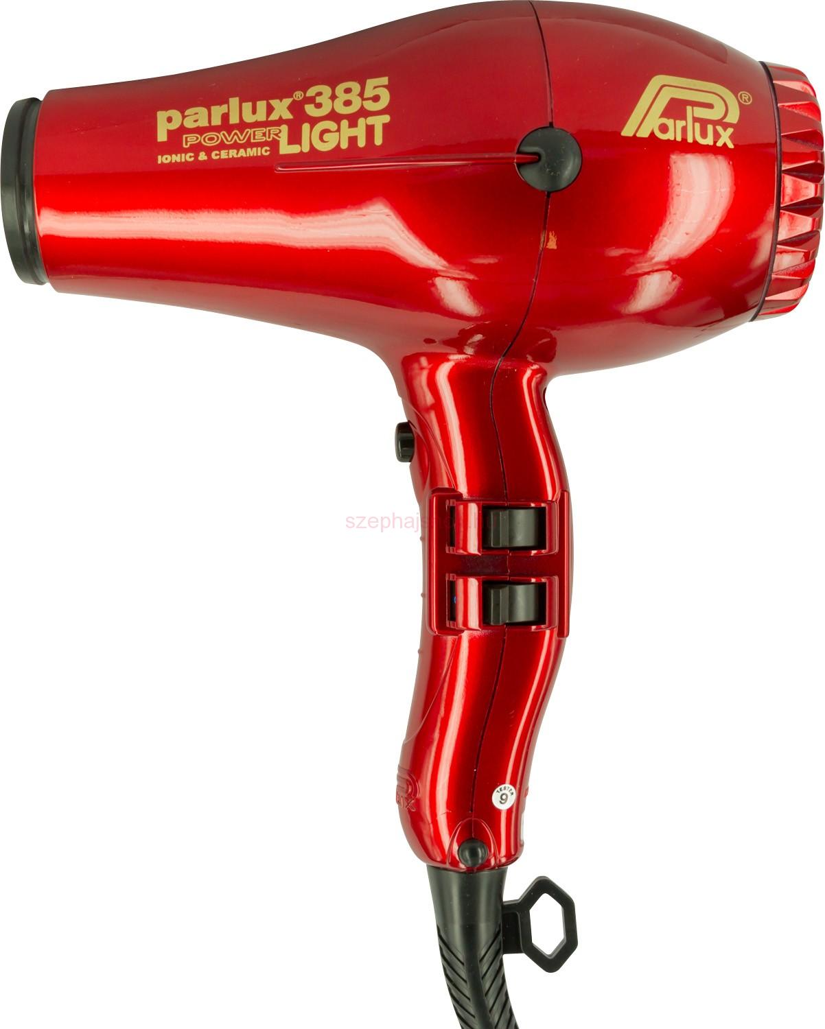 Parlux 385 Ceramic & Ionic Power Light hajszárító 2150 W, piros