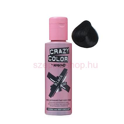 Crazy Color 60 Black 100 ml (Fekete)
