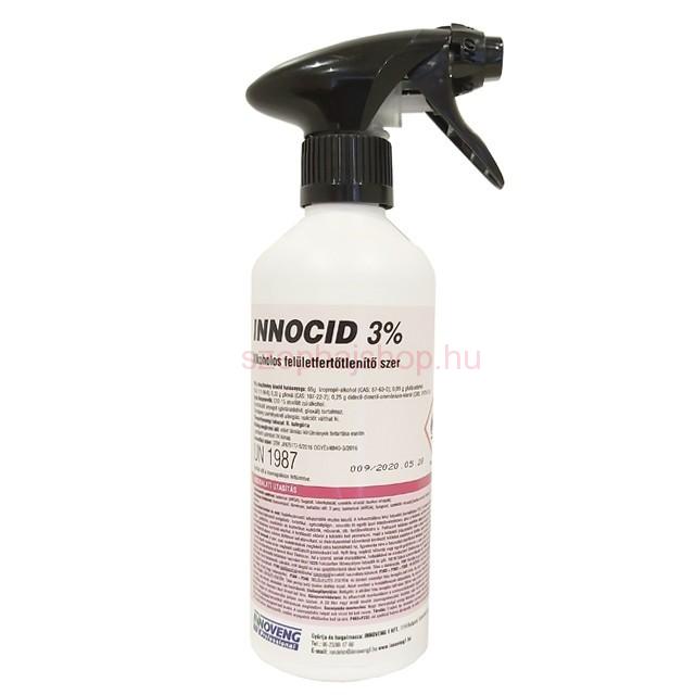 INNOCID spray műszerfertőtlenítő és eszközfertőtlenítő 3%-os oldat 500 ml