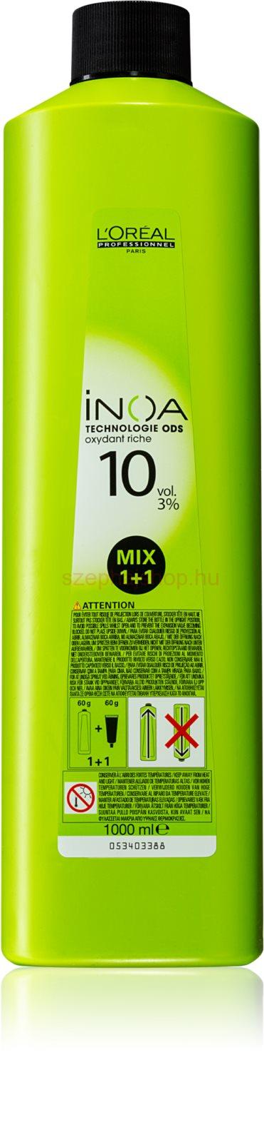 L'Oréal Professionnel Inoa ODS2 színelőhívó emulzió 10 vol. 3% 1000 ml