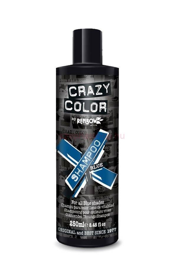 CRAZY COLOR Shampoo Blue - For all blue shades 250 ml