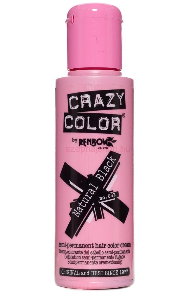 Crazy Color 32 Natural Black 100 ml (Fekete)