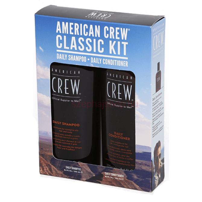 American Crew Classic Kit (Daily Shampoo 250 ml + Daily Conditioner 250 ml)