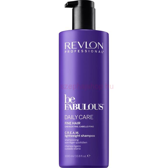 REVLON Be Fabulous C.R.E.A.M. Lightweight Shampoo 1000 ml