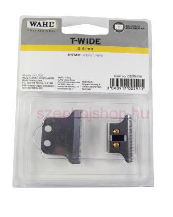 WAHL T-WIDE Detailer/Hero 0,4 mm vágófej 02215-1116