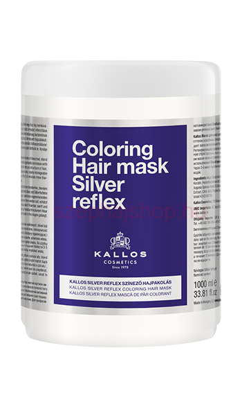 KALLOS Coloring Hair Mask Silver reflex 1000 ml