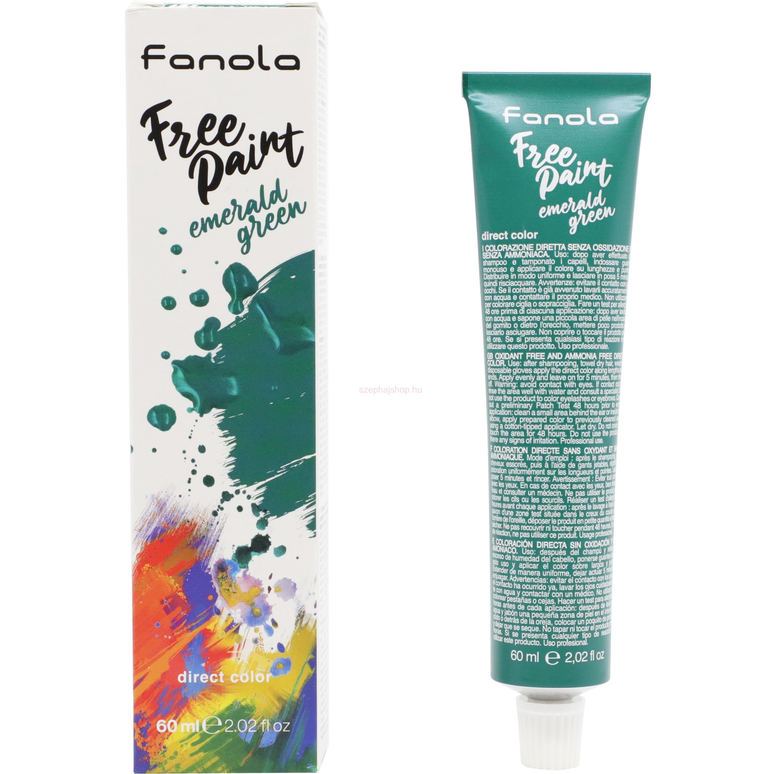 FANOLA Free Paint Direct Color Emerald Green 60 ml