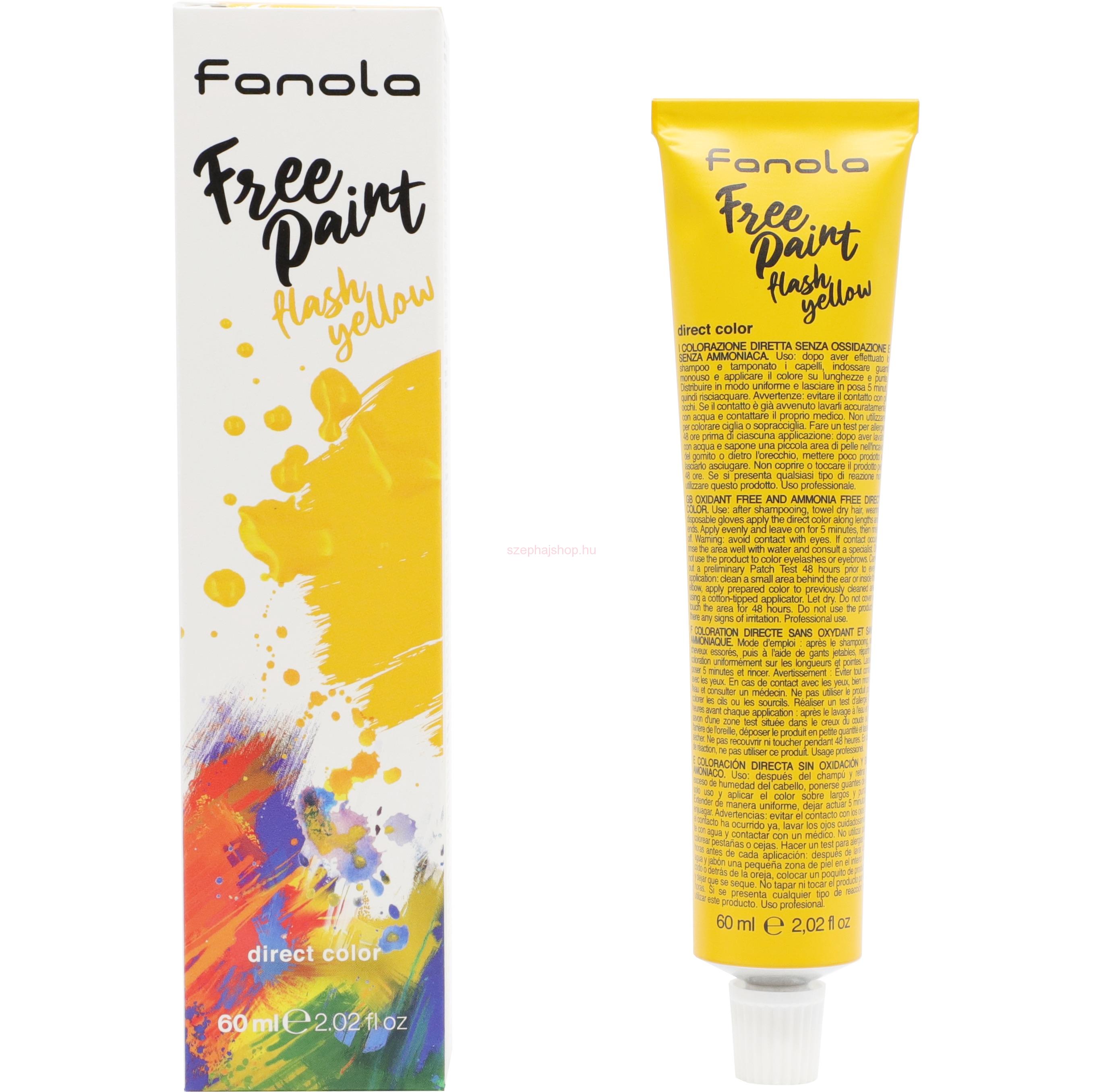 FANOLA Free Paint Direct Color Flash Yellow 60 ml