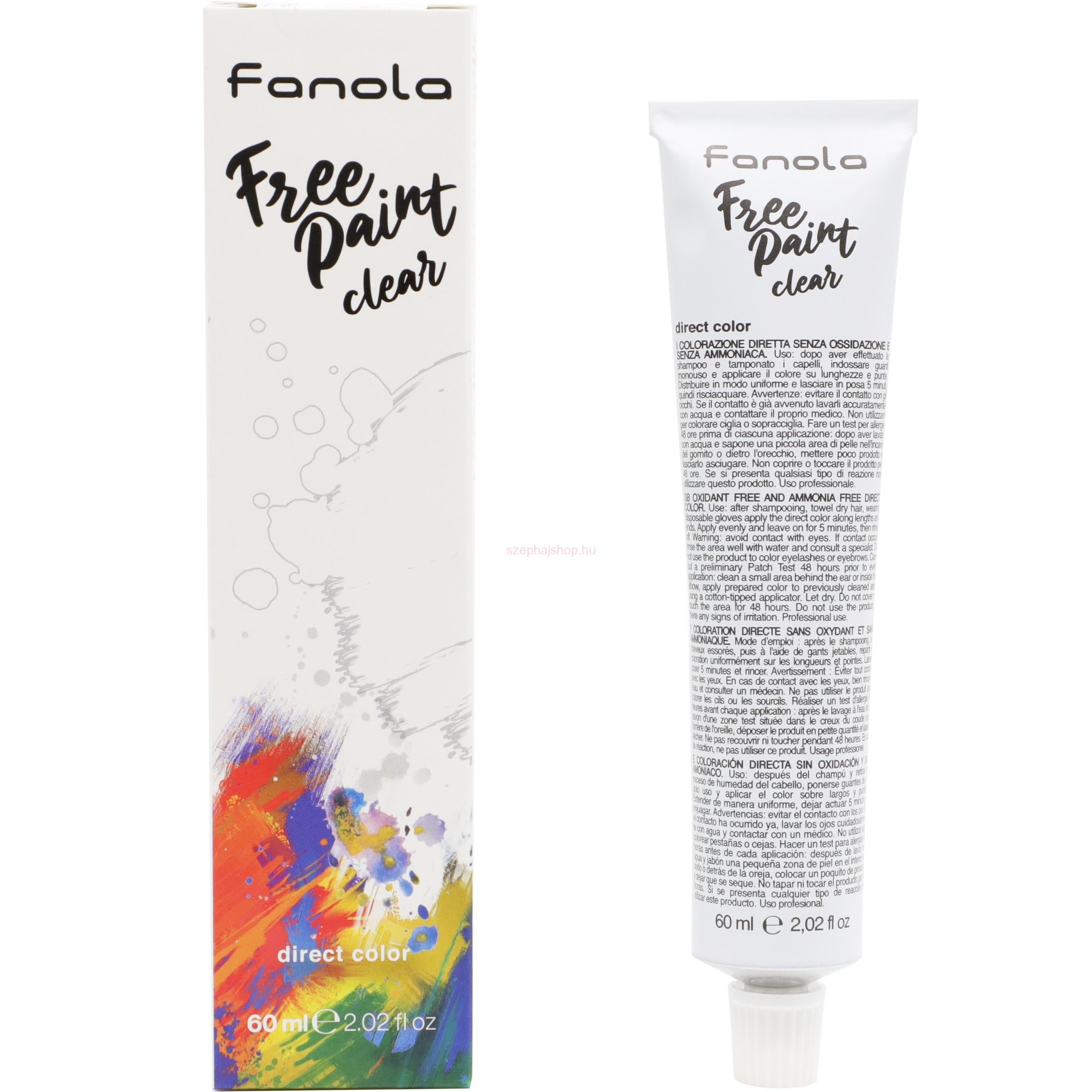 FANOLA Free Paint Direct Color Clear 60 ml