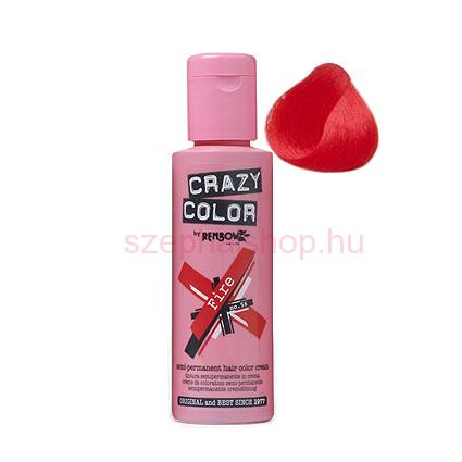 Crazy Color 56 Fire 100 ml (Tűzpiros)