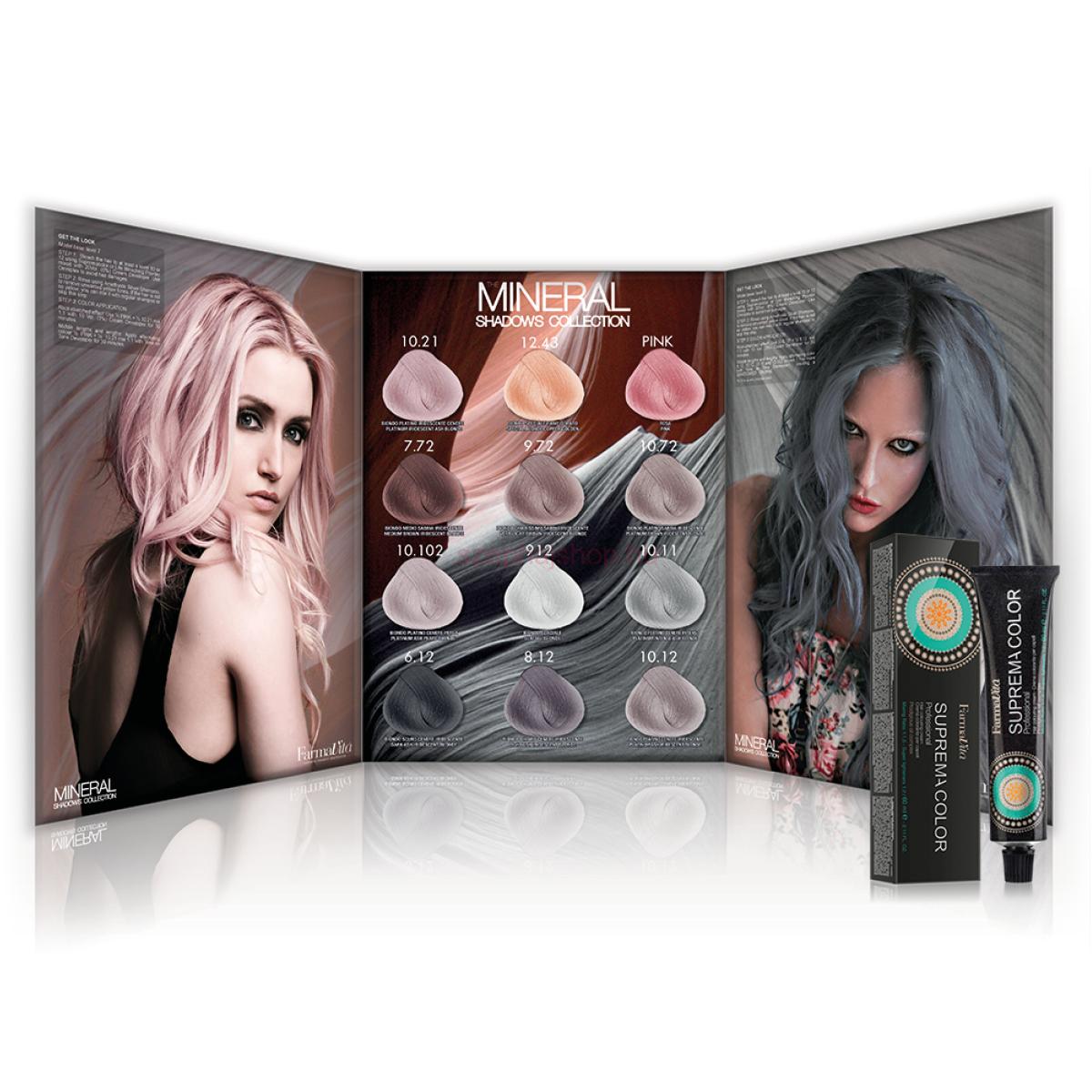 Suprema Color Mineral Shadows Színskála