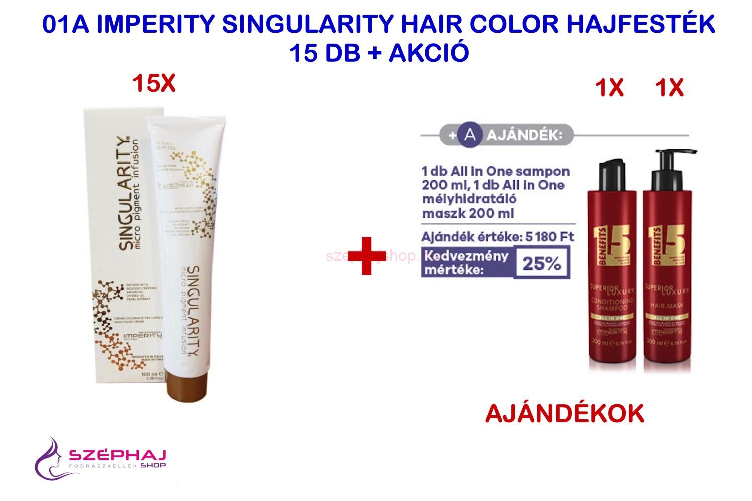 01A IMPERITY Singularity Hair Color Cream 100 ml 15+ AKCIÓ