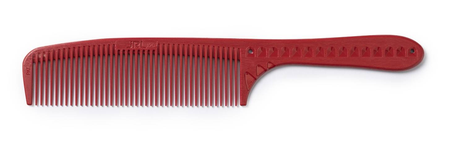 JRL Barbering Comb 7.6" (piros) J201-RED