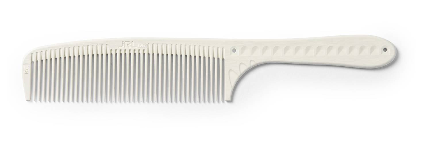 JRL Barbering Comb 7.6" (fehér) J201