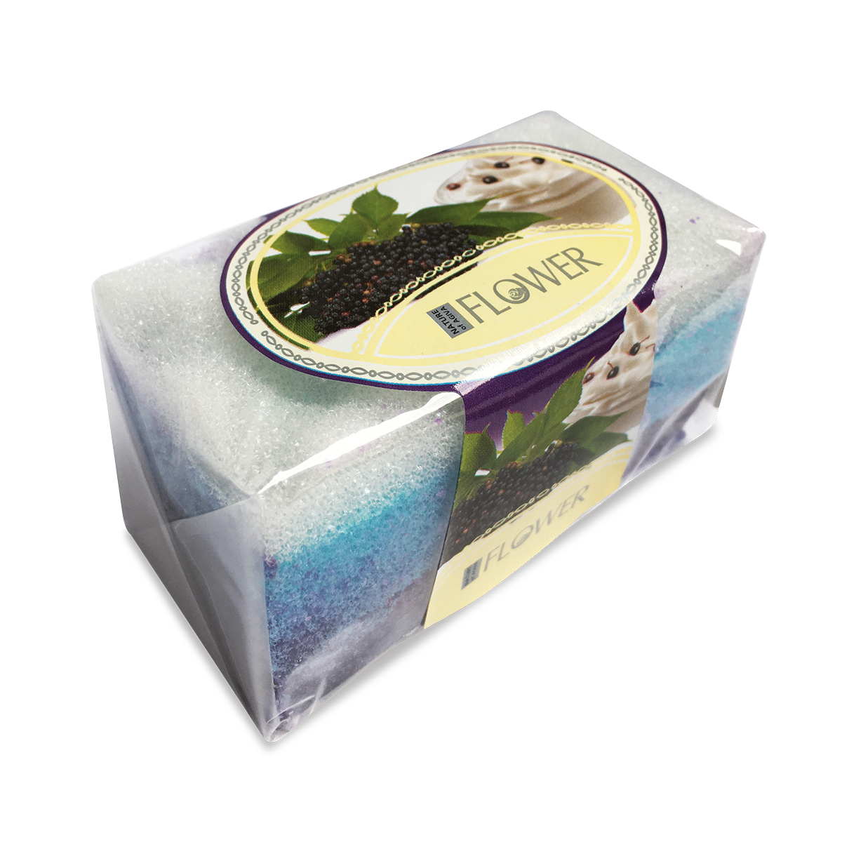 Nature szappanos fürdőszivacs bodza yoghurt 55 g