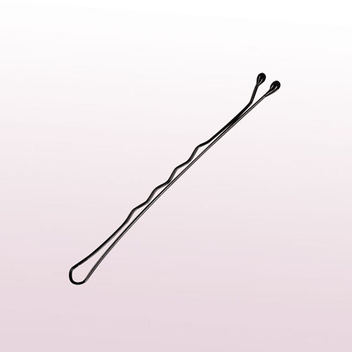 Comair Hullámcsatt gombos 5 cm fekete (24db)