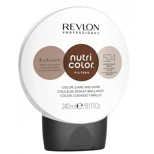 Revlon Nutri Color Creme Filters 524 Coppery Pearl Brown 240 ml