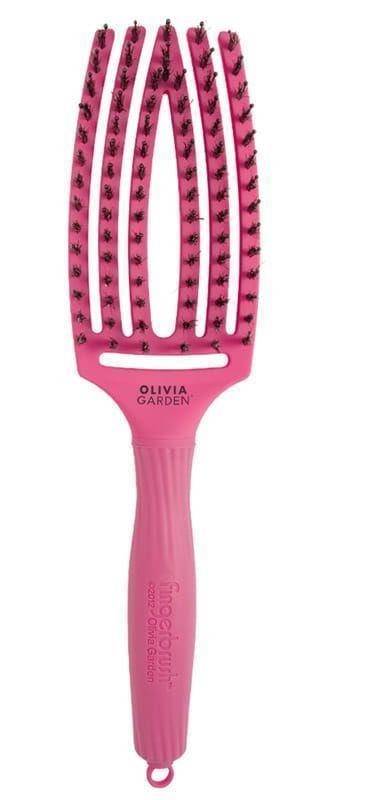 Olivia Garden Fingerbrush Combo Bright Pink M