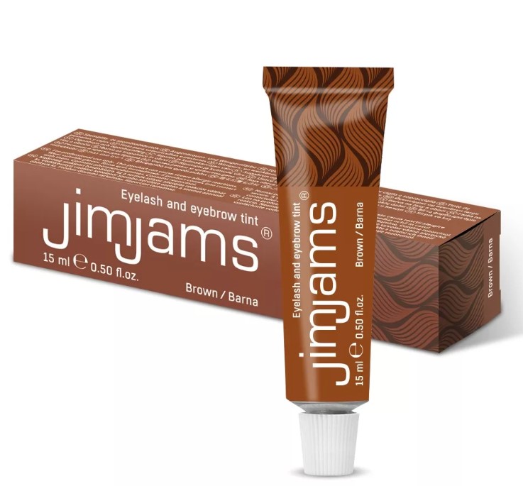 JimJams szempilla és szemöldökfesték BARNA 15 ml