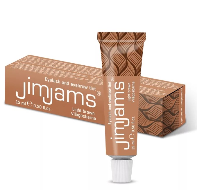 JimJams szempilla és szemöldökfesték VILÁGOSBARNA 15 ml