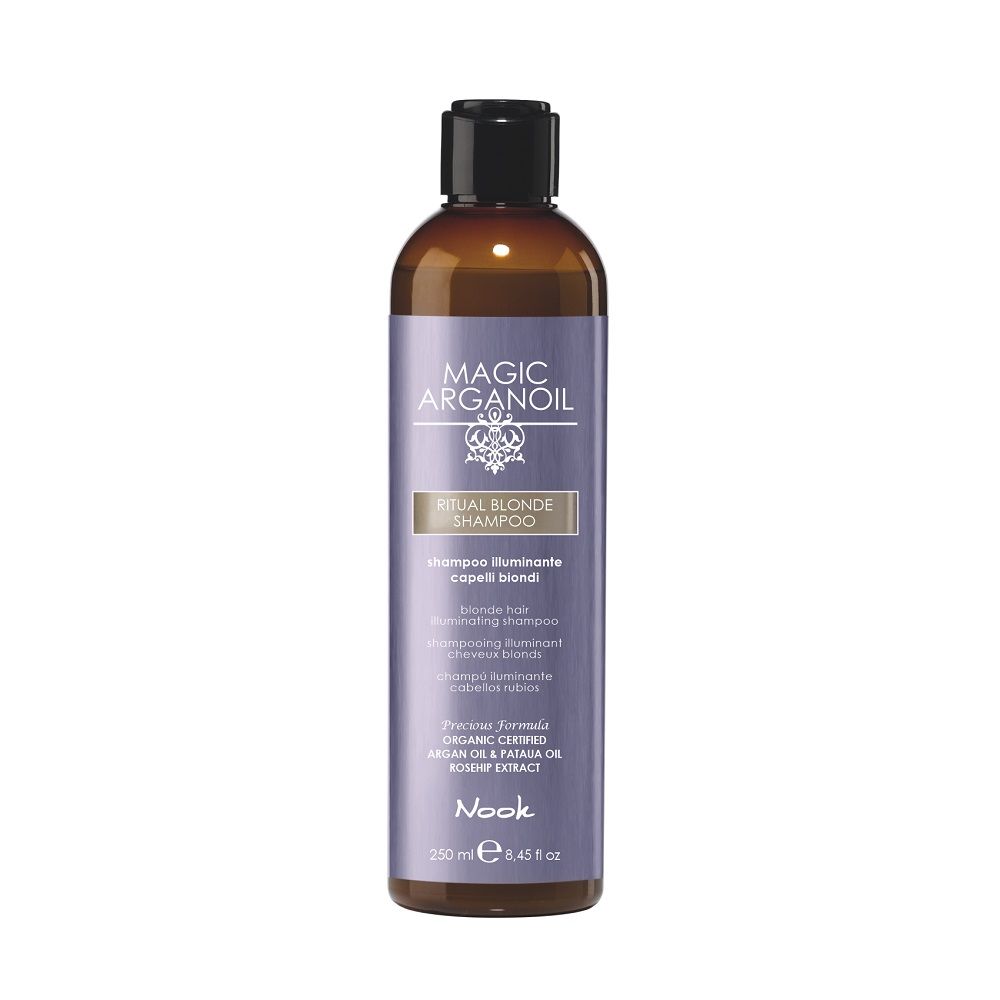 Nook Magic Arganoil Ritual Blonde hamvasító sampon 250 ml 