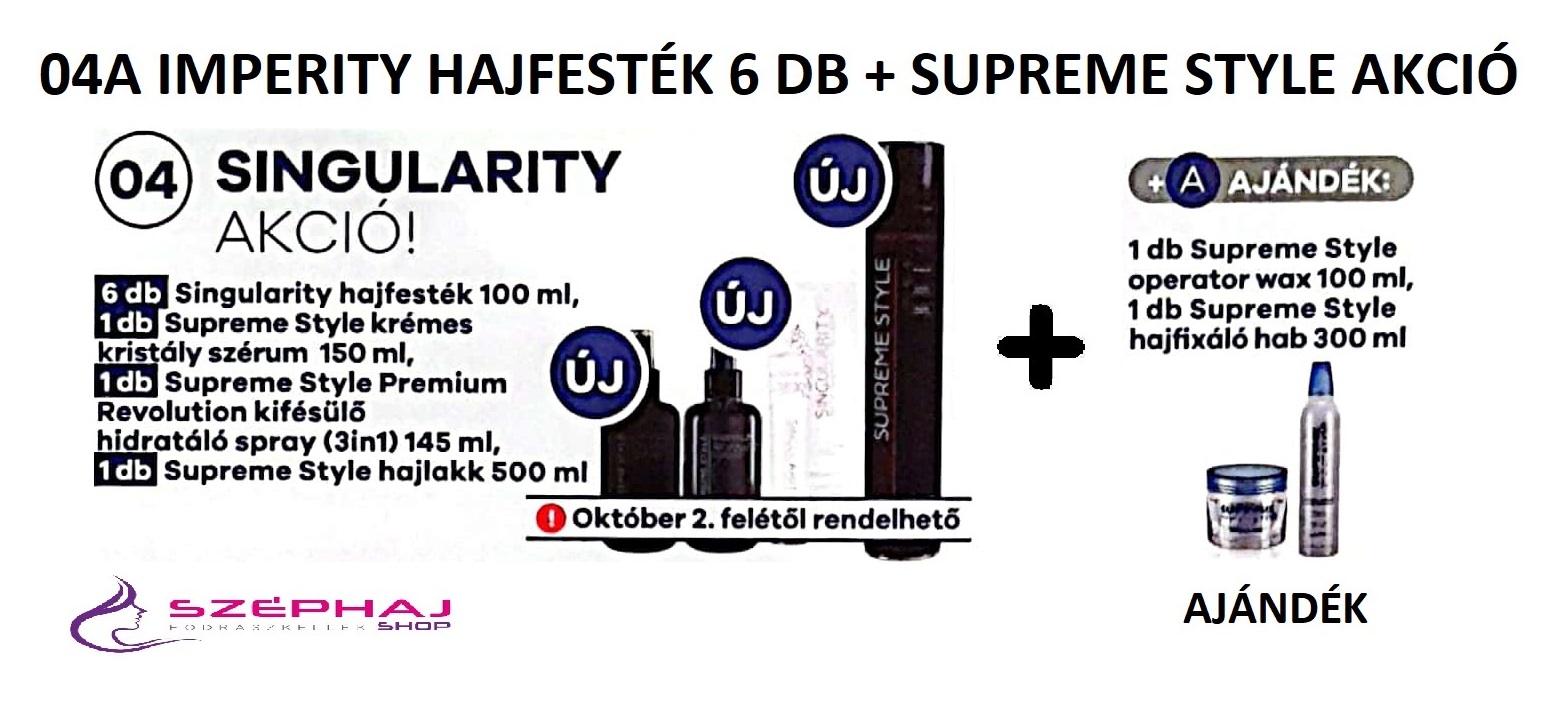 04A Imperity Singularity Supreme Style Akciós csomag