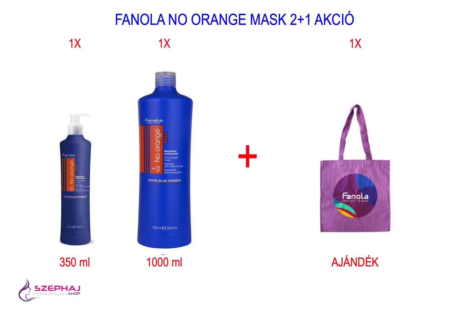 FANOLA No Orange Mask 350 ml & 1000 ml 2+1 AKCIÓ