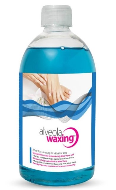 Alveola Waxing Gyantázás utáni lemosó olaj Alove vera 500 ml