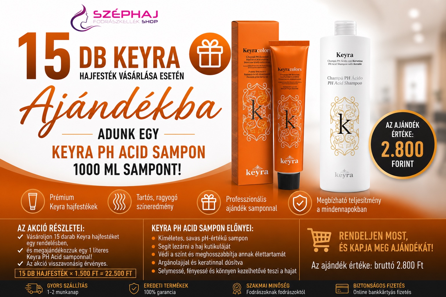KEYRA PRO 15 PH ACID CARE AKCIÓ
