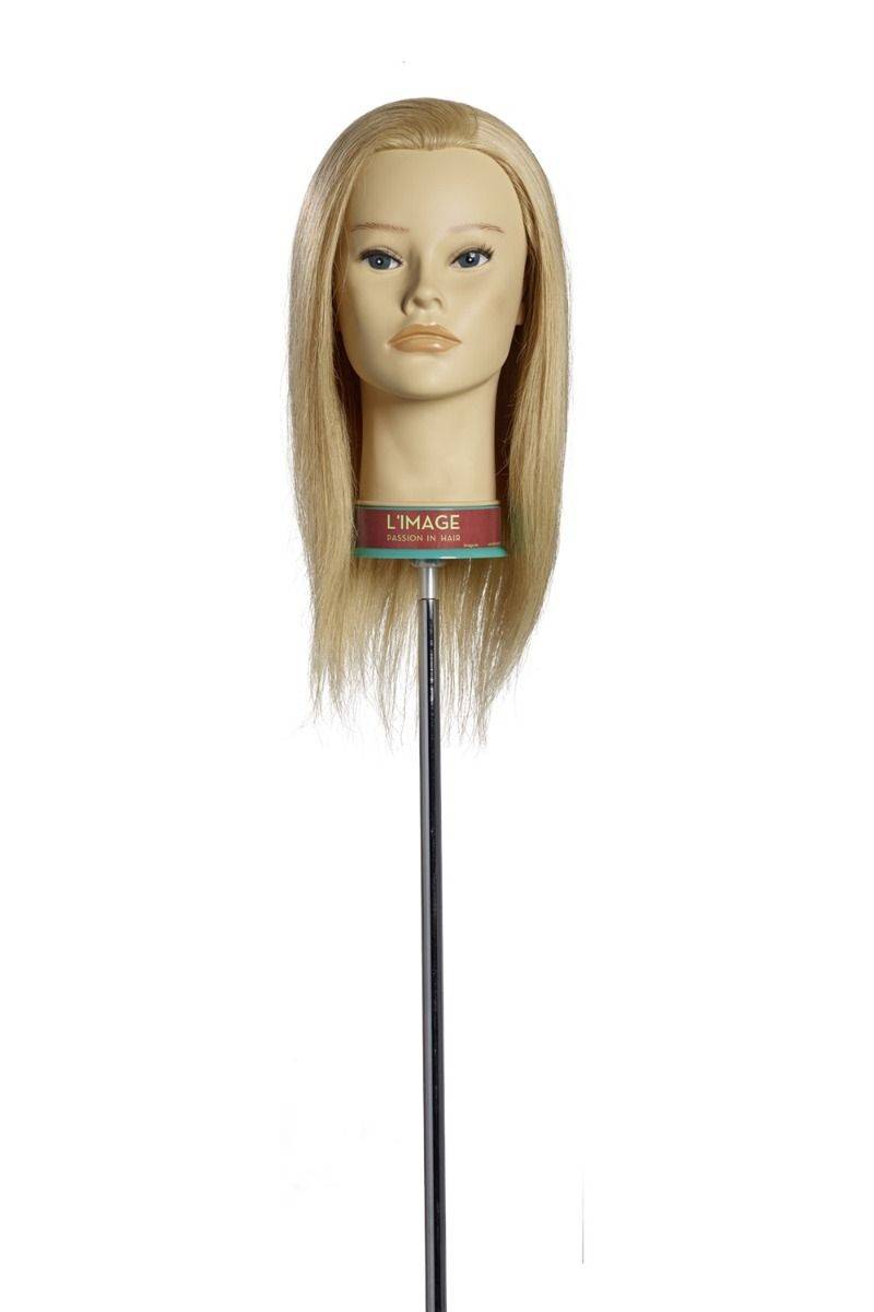 L'Image Claudia Szemléltetőfej természetes haj (35 cm)