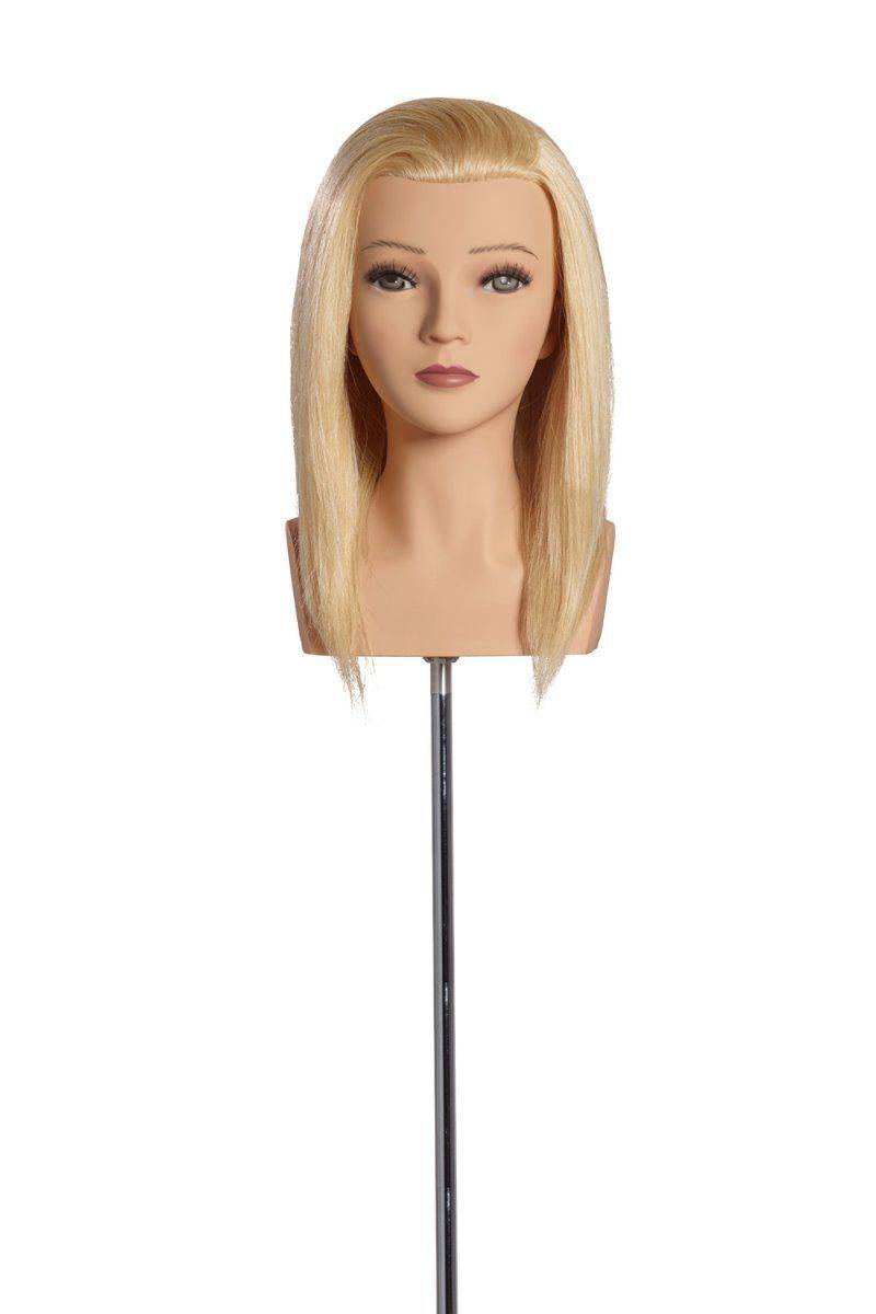 L'Image Sandra vállas szemléltetőfej természetes haj (30 cm)