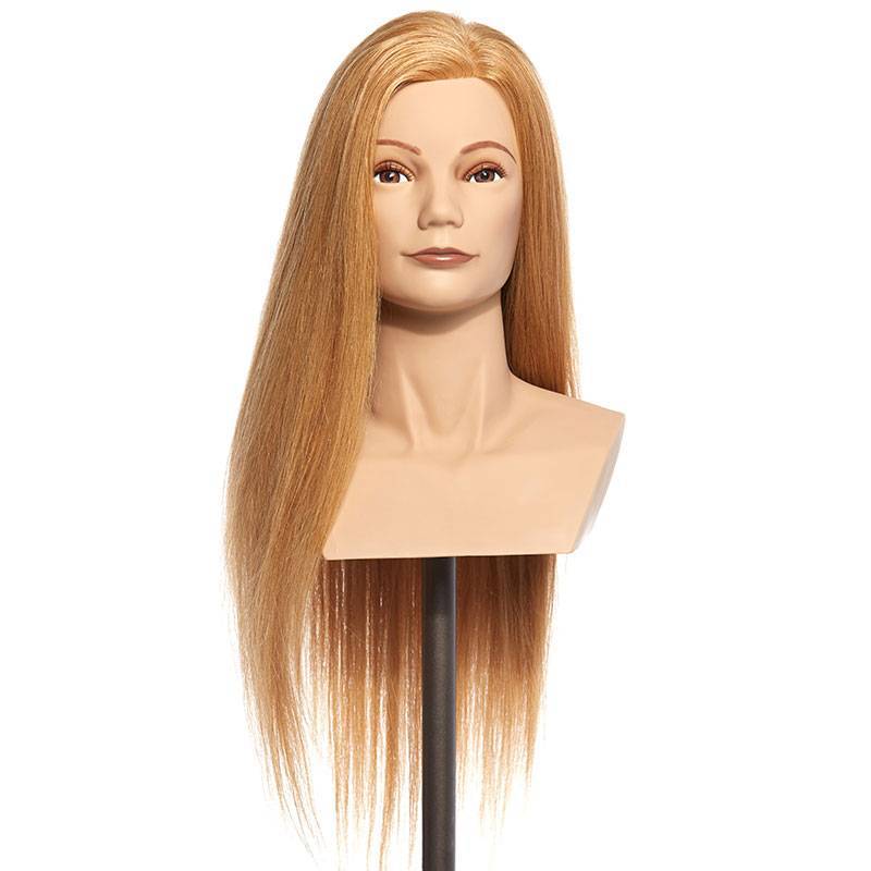 Pivot-Point Diana vállas szemléltetőfej természetes haj (55 cm)