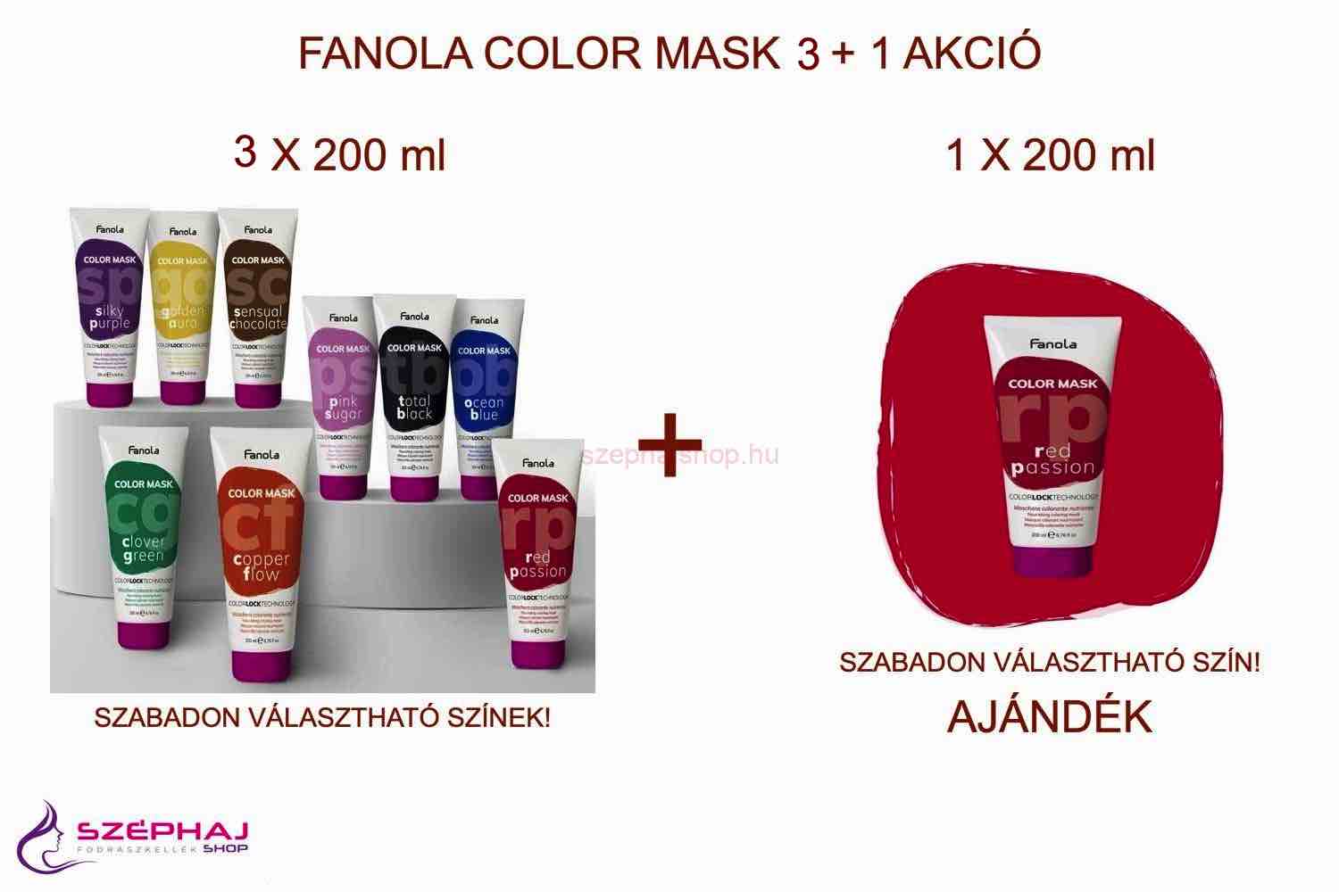FA11 FANOLA Color Mask 200 ml 3+1 AKCIÓ