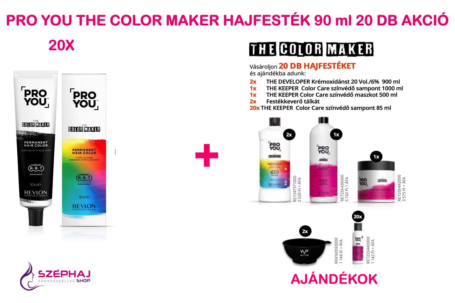 PRO YOU THE COLOR MAKER HAJFESTÉK 90 ml 20 DB AKCIÓ