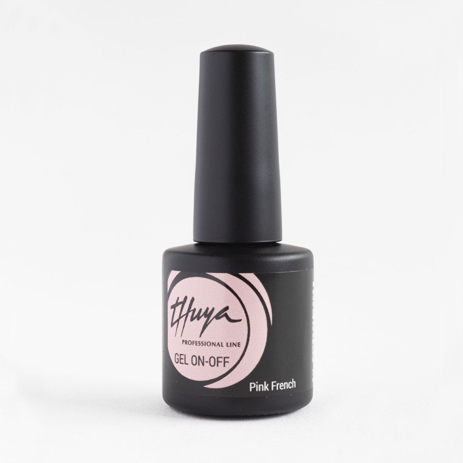 THUYA permanent nail polish gel On-Off Géllakk- Pink french 7 ml
