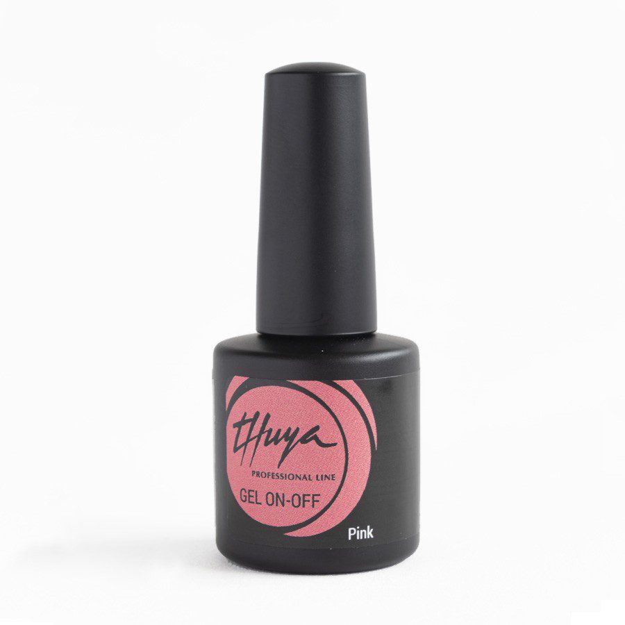 THUYA permanent nail polish gel On-Off Géllakk- Pink 7 ml