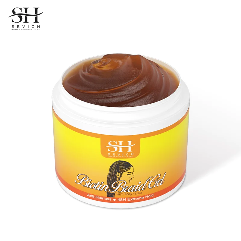 SH SEVICH Edge Control Biotin Braid Gel - Gélwax hajfonáshoz 100g