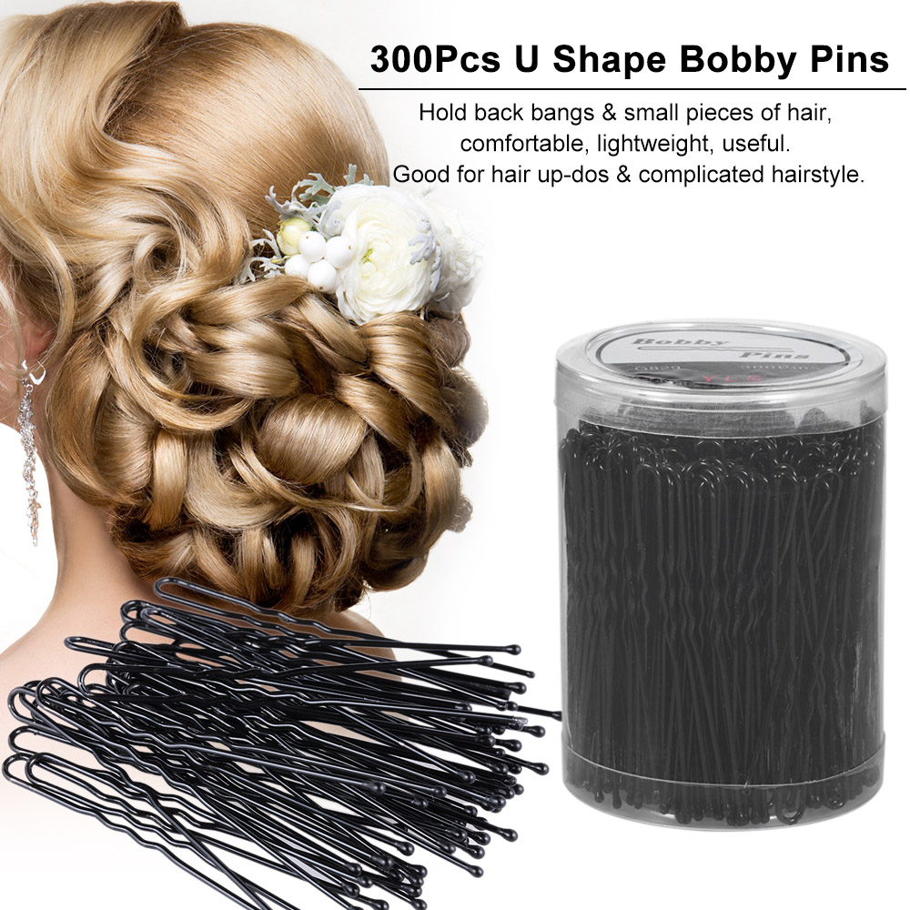 BOBBY PINS hajtű fekete 50 mm S méret (300 db/csomag) E-65-S