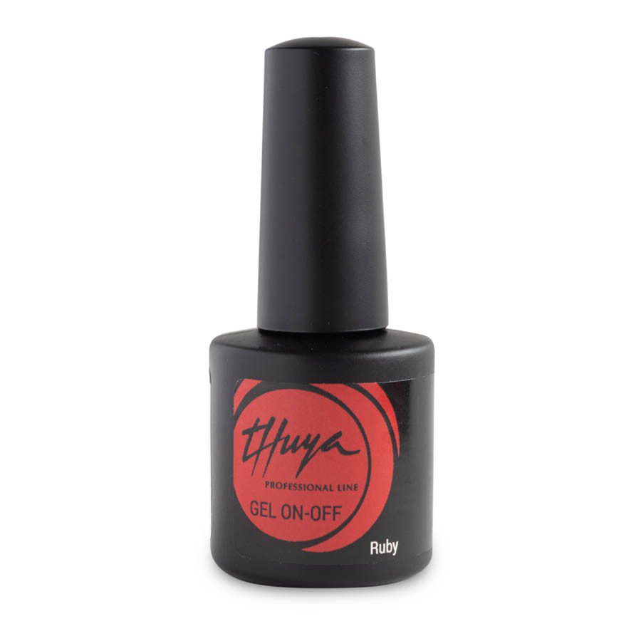 THUYA permanent nail polish gel On-Off Géllakk- Ruby 7 ml