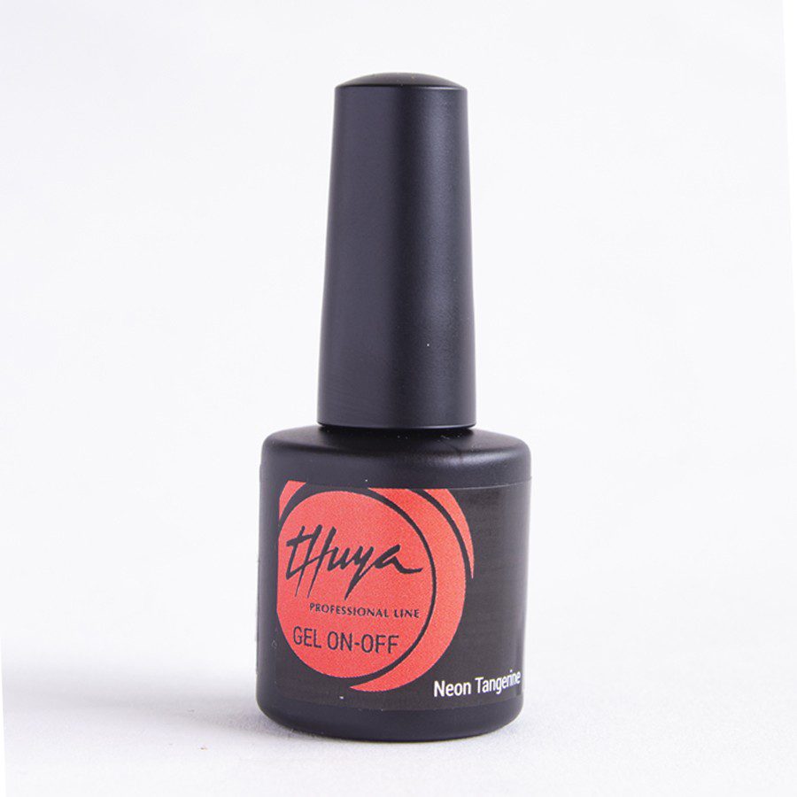 THUYA permanent nail polish gel On-Off Géllakk- Neon tangerine 7 ml