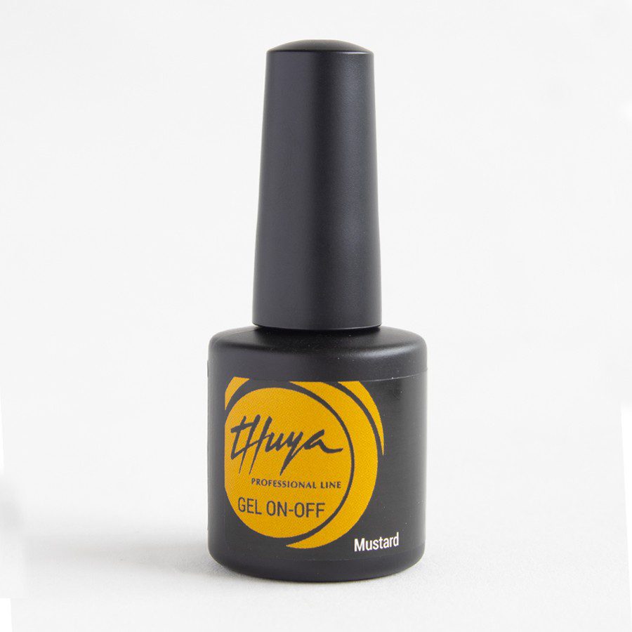 THUYA permanent nail polish gel On-Off Géllakk- Mustard 7 ml